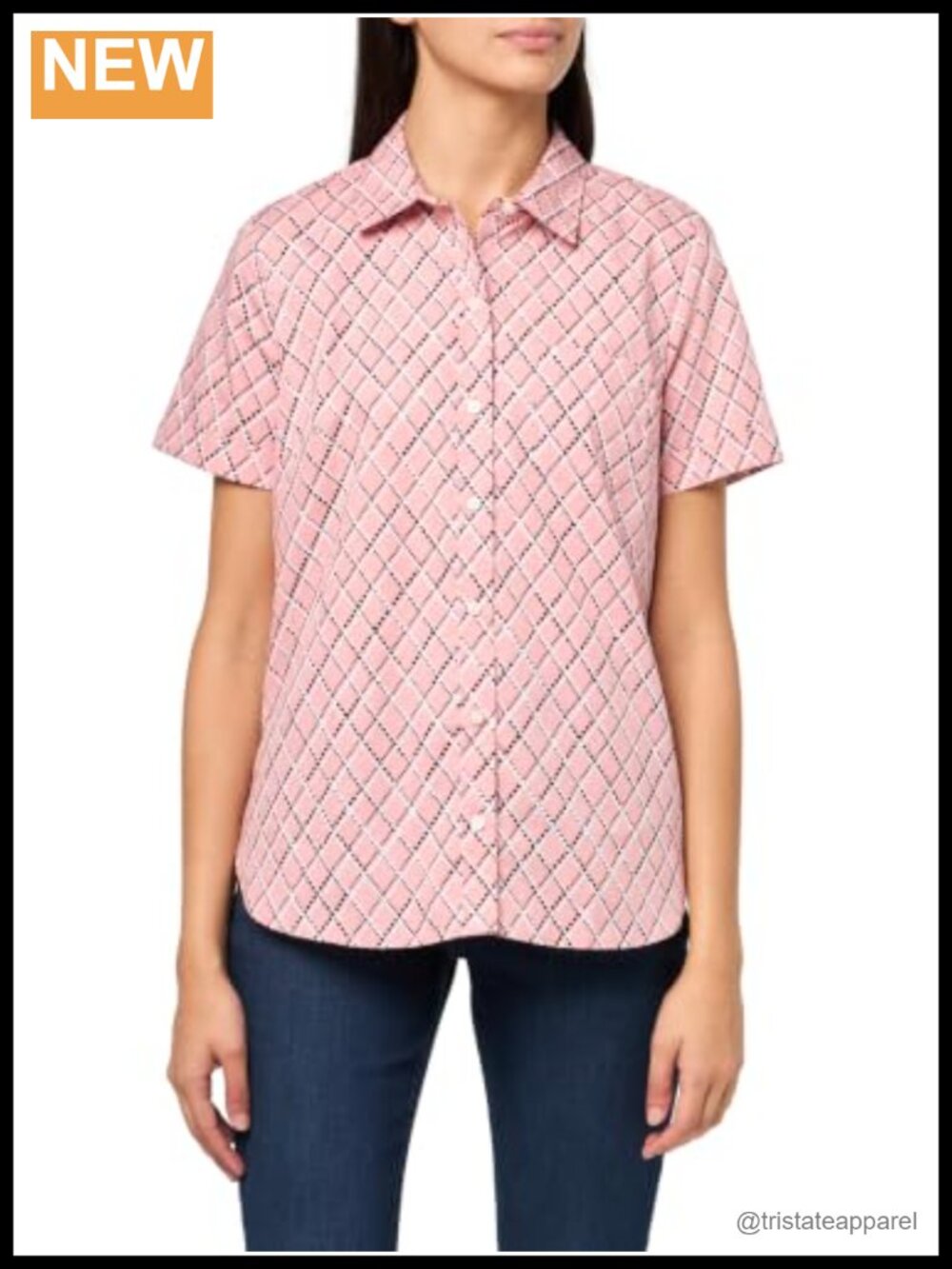Nautica Short Sleeve Linen Blend Button Up Camp Shirt